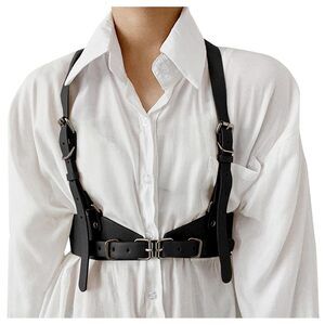 3315 Leather Harness Belt Women Gothic Accessoriess Body Chain Belt Rave